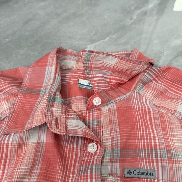 Women’s Columbia Plaid Button Down Long Sleeve Vented Outdoors Shirt Size Small - Picture 6 of 16